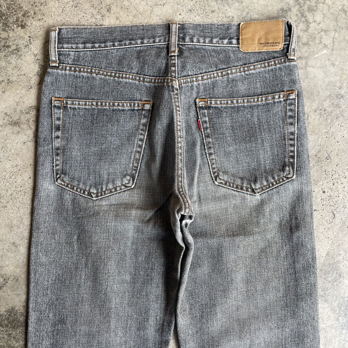Vintage 🔥Vintage Bobson Chessking Stoned Washed Distress Denim Jeans Size US 31 - 5 Thumbnail