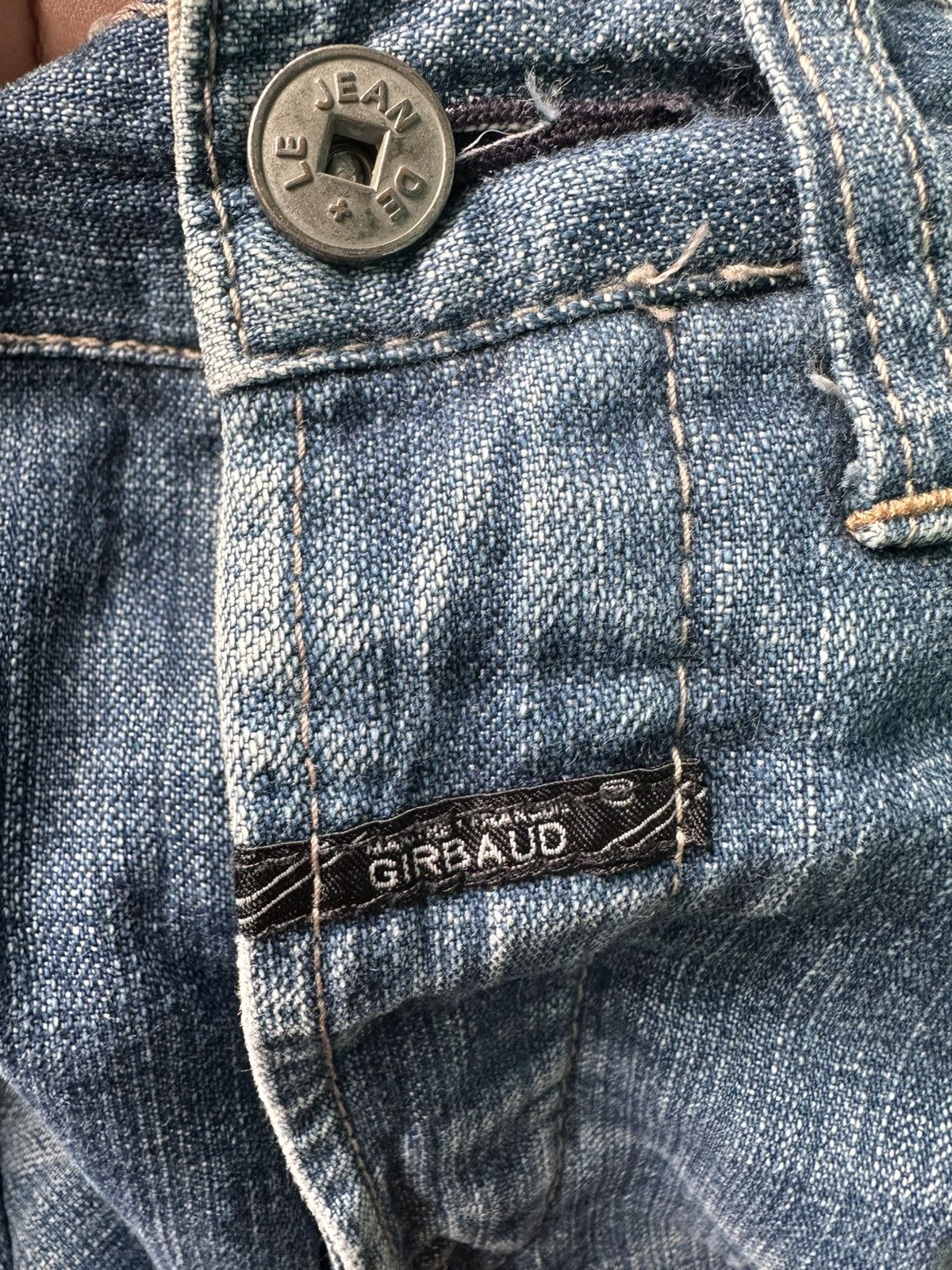 Japanese Brand × Marithe + Francois Girbaud × Vintage Vintage Marithe Francois Girbaud Ripped Jeans Pants Size US 31 - 8 Thumbnail