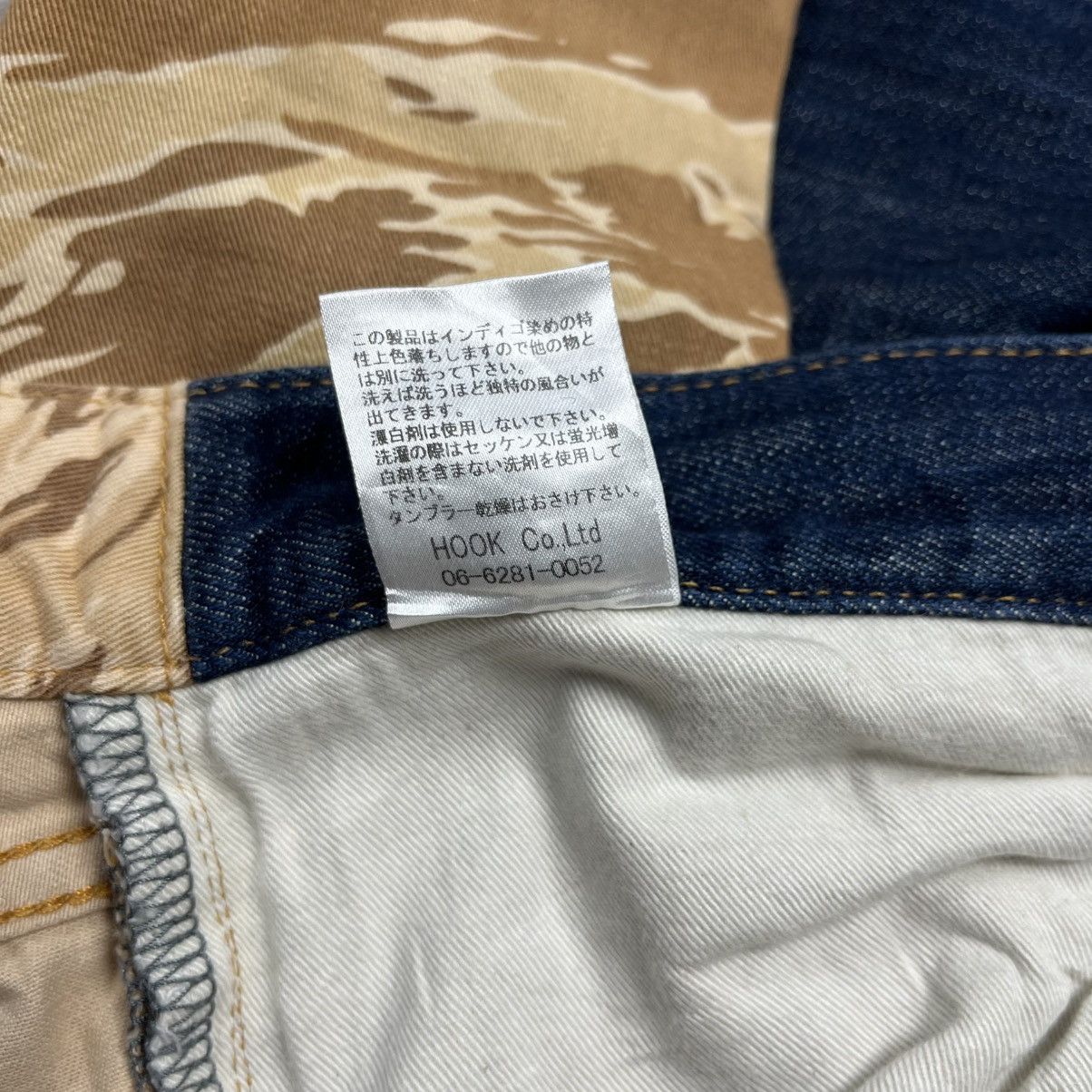 KOJIMA GENES Kojima genes tiger stripe hybrid denim pants Size US 34 / EU 50 - 9 Thumbnail