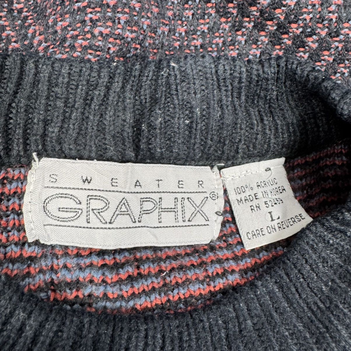 Aran Isles Knitwear ☀️GRAPHIX KNITWEAR PAISLEY SWEATER LIKE COOGI Size US L / EU 52-54 / 3 - 6 Thumbnail