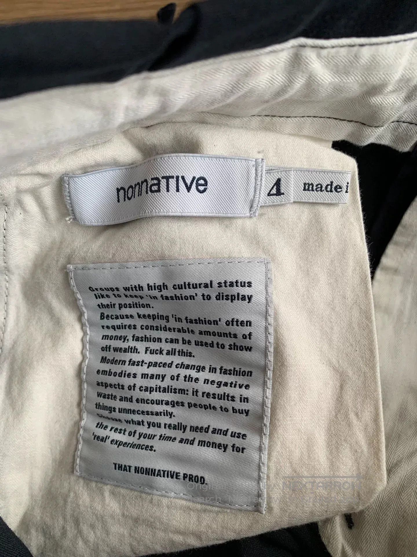 Nonnative NONNATIVE DWELLER EASY SHORTS POLY WEATHER. Size US 34 / EU 50 - 5 Thumbnail