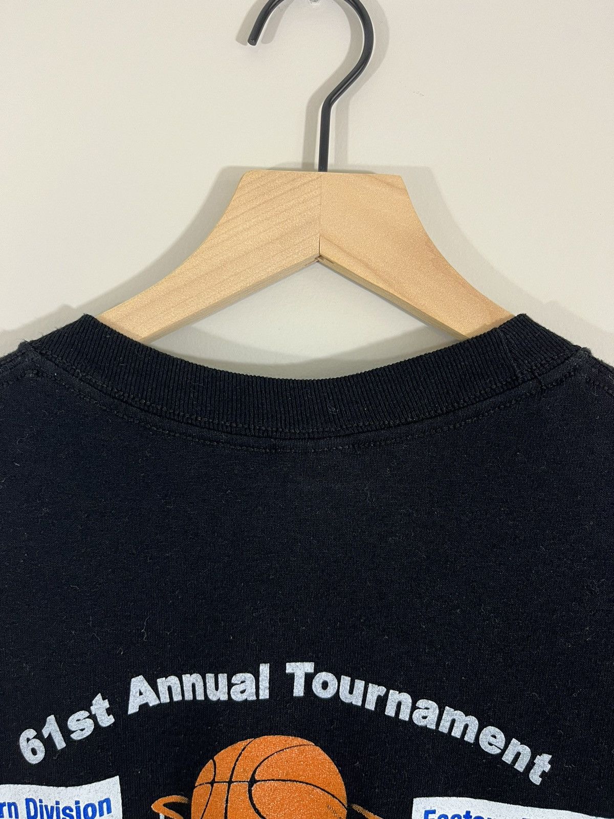 Vintage Vintage Faded Black Y2K Basketball Tournament 2000s Tee Size US XL / EU 56 / 4 - 9 Thumbnail