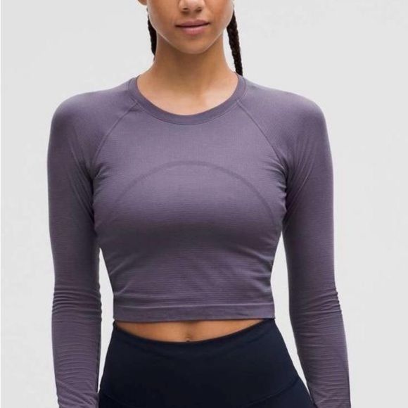 Lululemon Lululemon Purple Long Sleeve Top Size M / US 6-8 / IT 42-44 - 2 Thumbnail