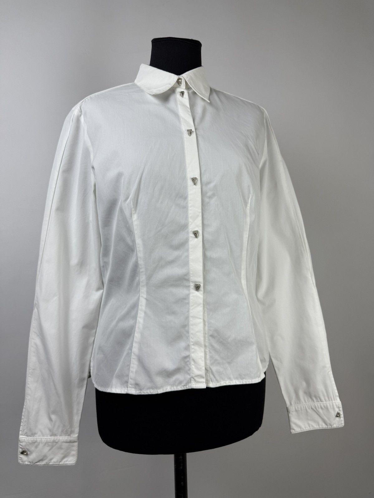 Mugler Mugler VNTG Button Logo Star Logo Y2K Shirt Size L / US 10 / IT 46 - 5 Thumbnail