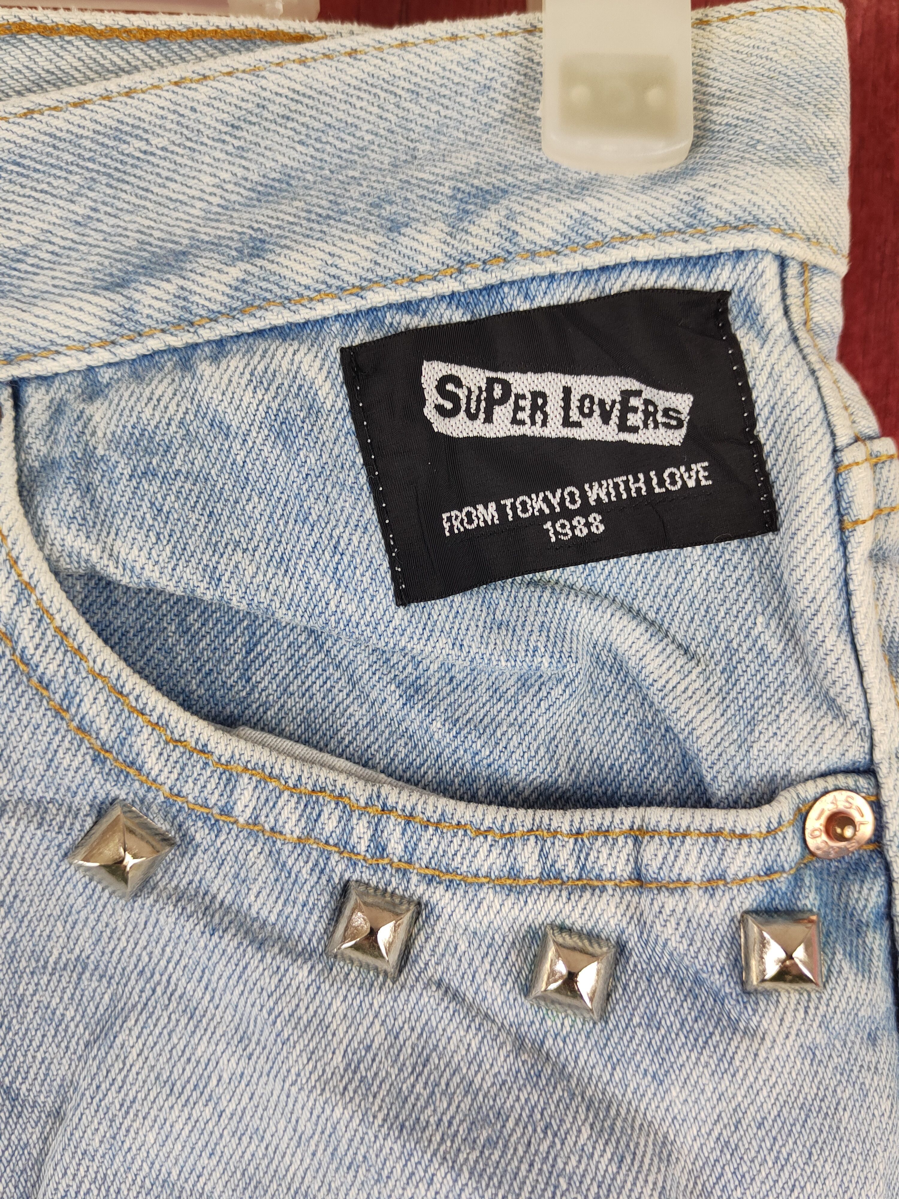 Levi's DL 501 Levi's X Super Lovers Distressed Ripped denim #S2358 Size US 28 / EU 44 - 5 Thumbnail