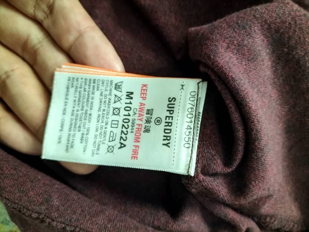 Superdry Superdry Maroon T-shirt : L Size US L / EU 52-54 / 3 - 3 Thumbnail