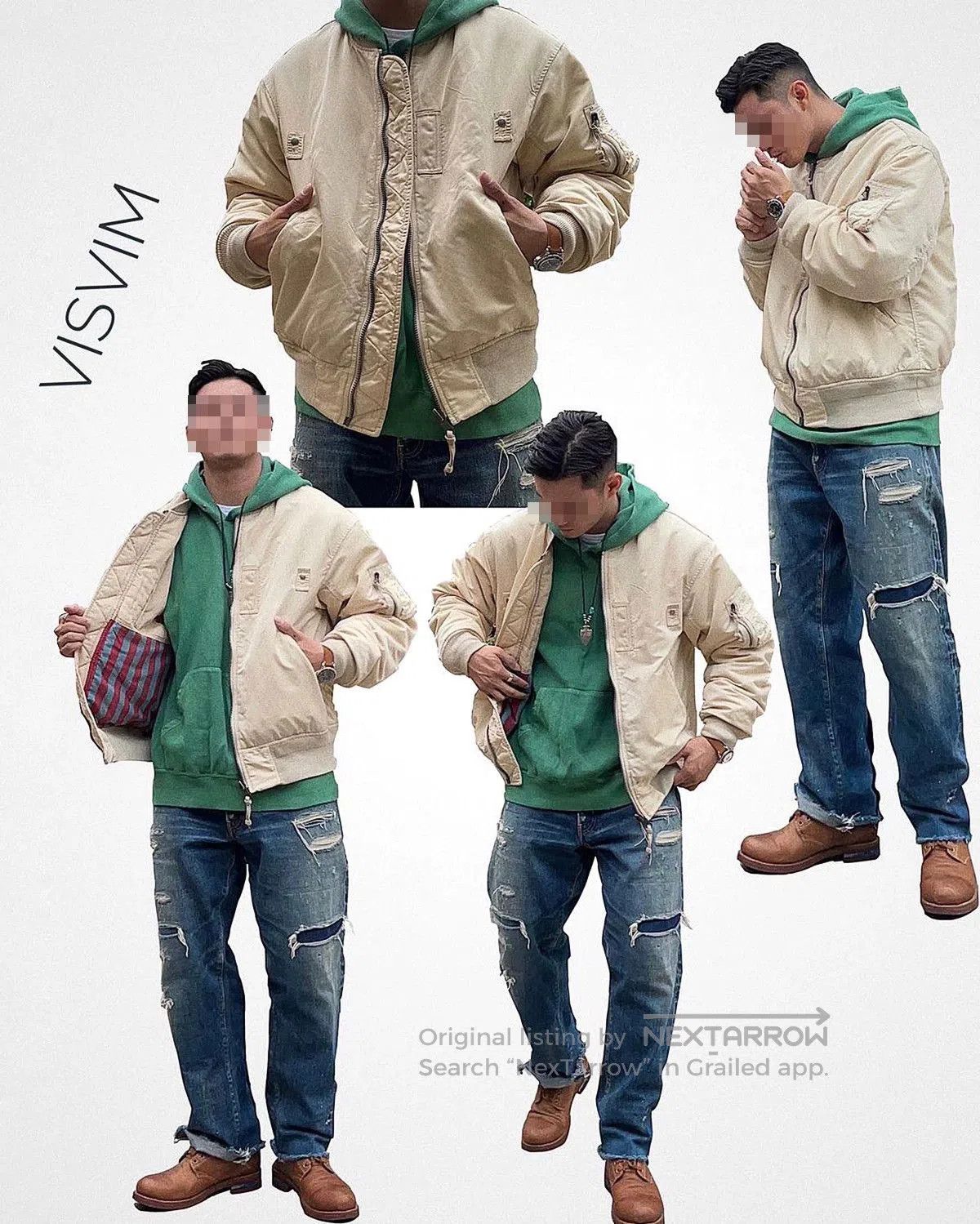 Visvim visvim vntg jumbo hoodie sweatshirt. Size US L / EU 52-54 / 3 - 8 Thumbnail