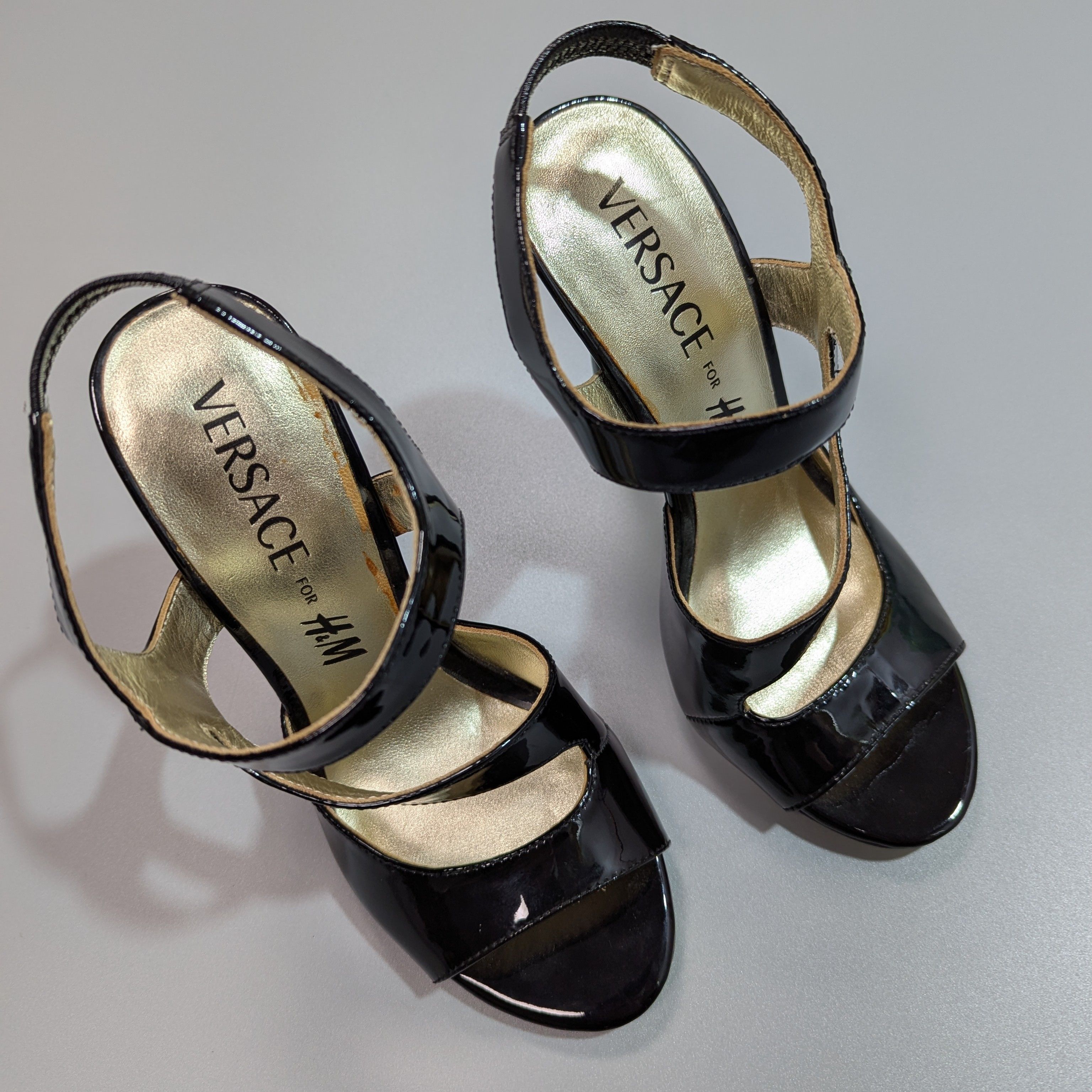 H&M × Versace Authentic Women's Stilettos High Heels Sandals Shoes Size US 7 / IT 37 - 9 Thumbnail