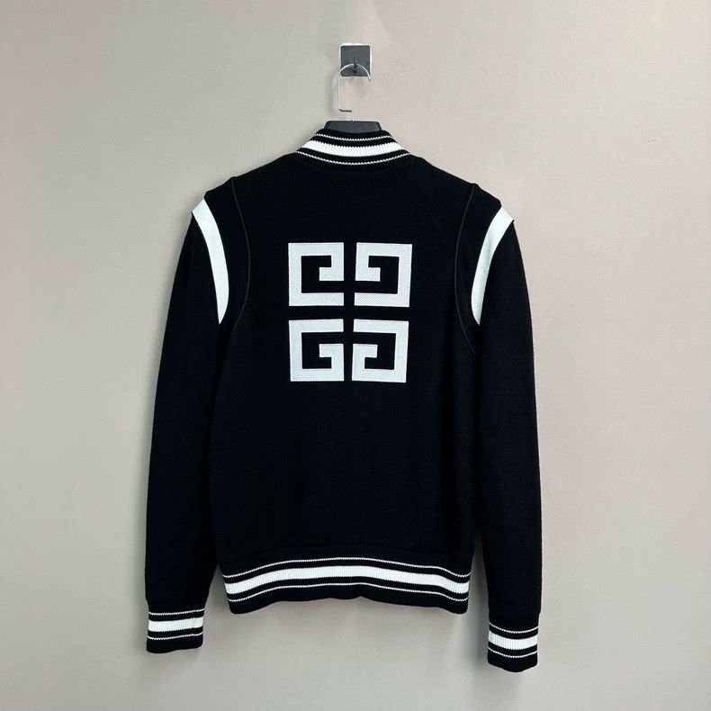 Givenchy Givenchy Back Logo Baseball Jacket - Size L Size US L / EU 52-54 / 3 - 1 Thumbnail