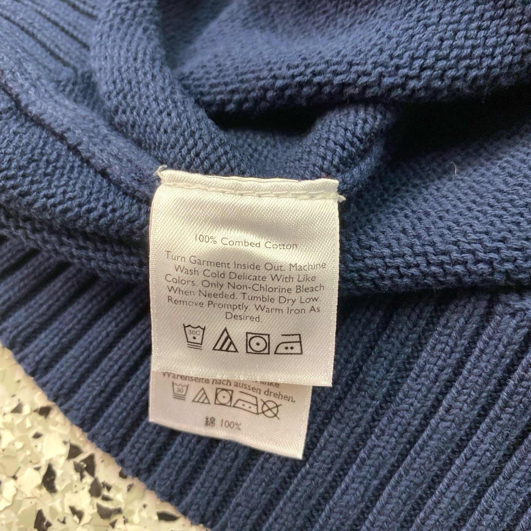 Eddie Bauer VINTAGE Eddie Bauer Sweater Men’s Large Blue Fisherman Henley Cotton Knit Size US L / EU 52-54 / 3 - 5 Thumbnail