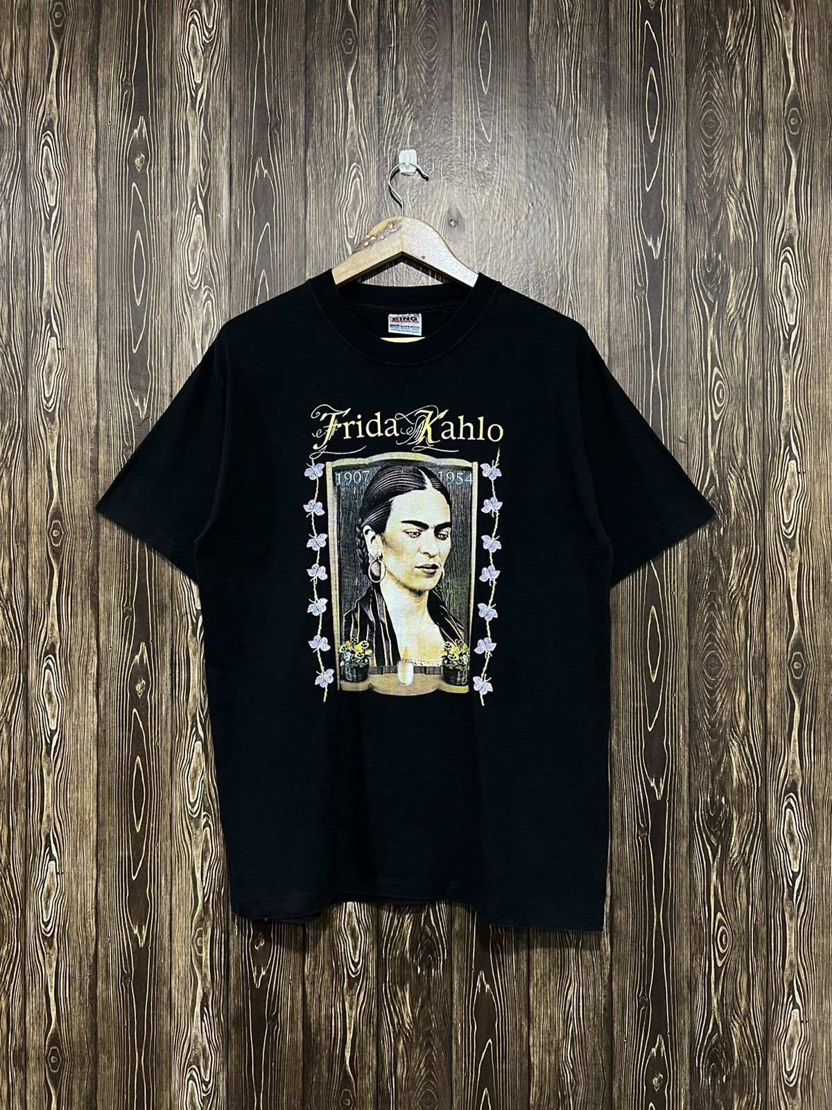 Hawaiin Shirt Frida Kahlo Shirt Button Down Vintage 90s Frida 