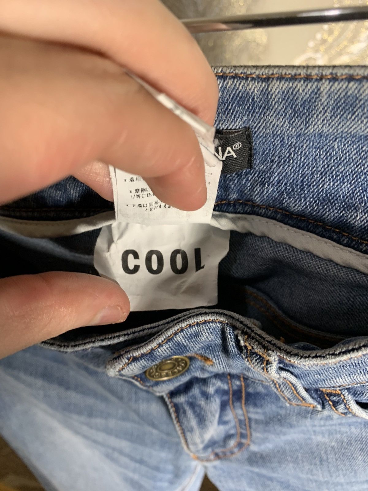 Dolce & Gabbana VINTAGE DOLCE & GABBANA ITALIAN DESIGNER DENIM JEANS BAGGY Size 26" / US 2 / IT 38 - 7 Thumbnail