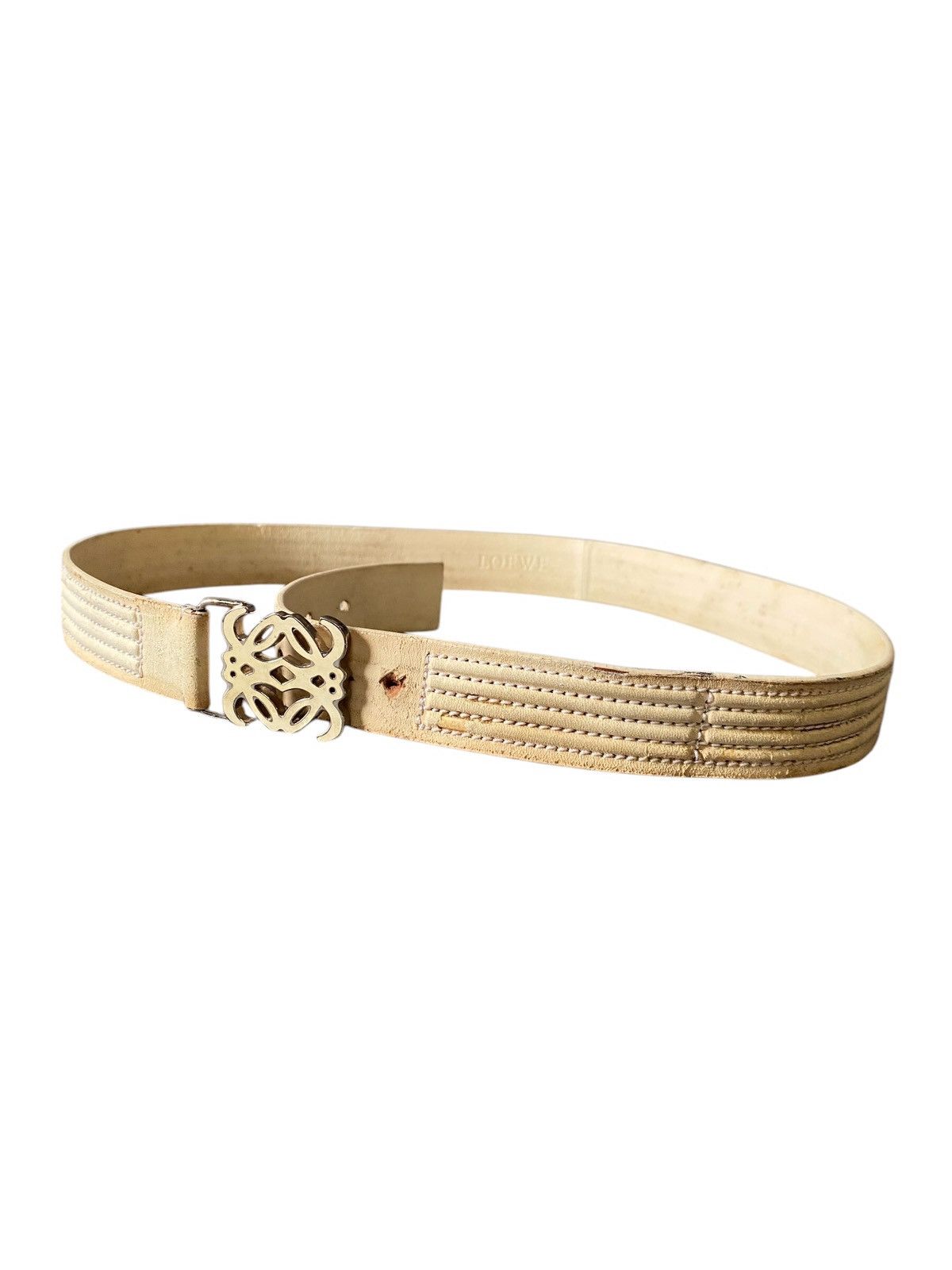 Loewe Loewe leather belt logo buckle Size ONE SIZE - 2 Thumbnail