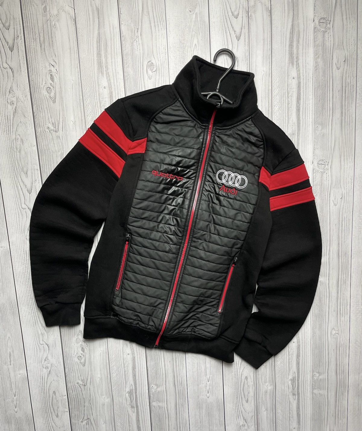 Vintage Vintage Audi Quattro tracksuit size L logo rare Size US L / EU 52-54 / 3 - 2 Thumbnail