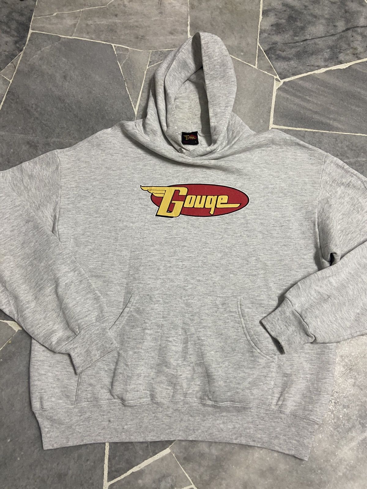Vintage Vintage GOUGE Skateboard Hoodie Made in USA Size US L / EU 52-54 / 3 - 8 Thumbnail