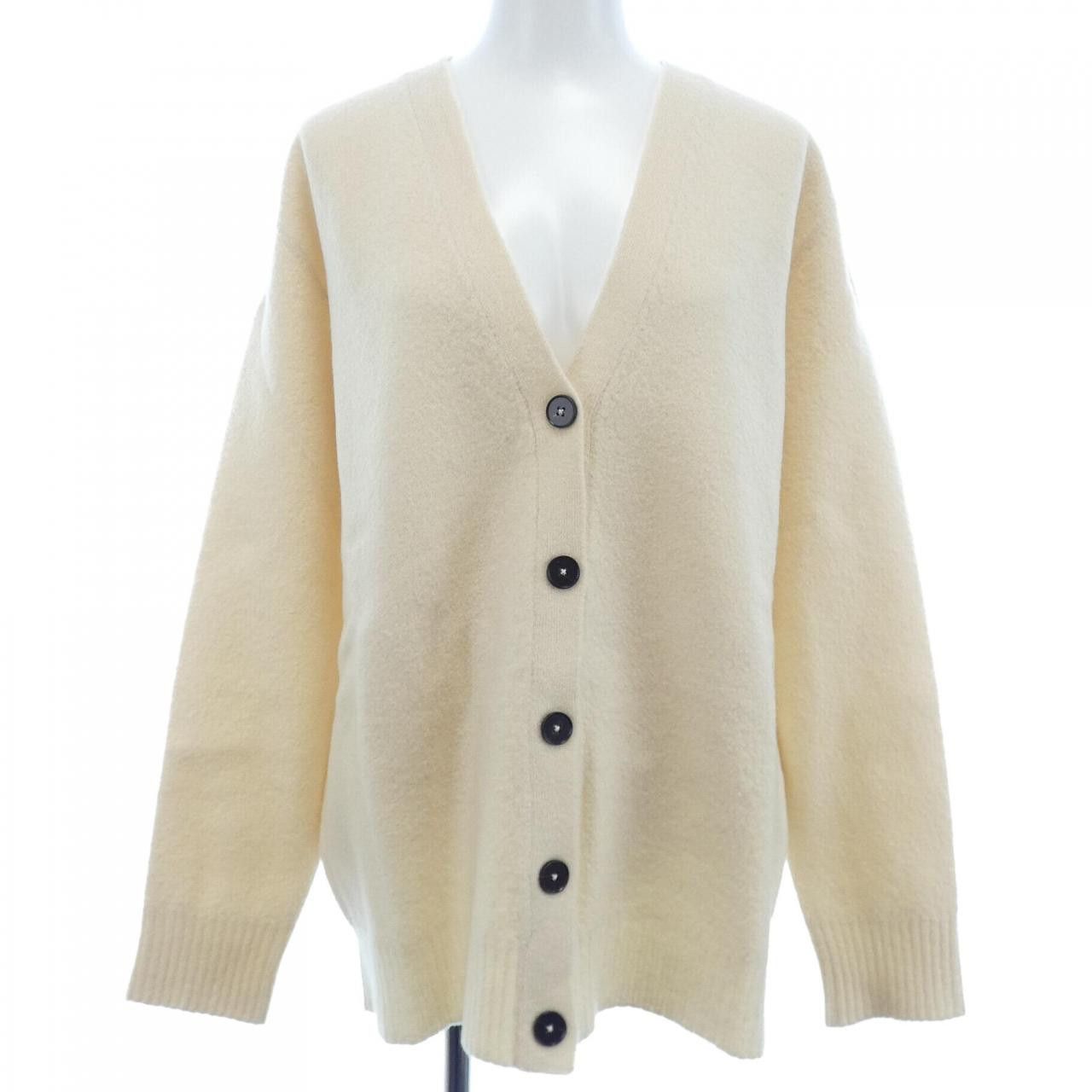 Jil Sander Jil Sander Jil Sander Wool Cardigan Textile Tops J01HP0002 J14603 DUTY FREE for USA Size ONE SIZE - 1 Thumbnail
