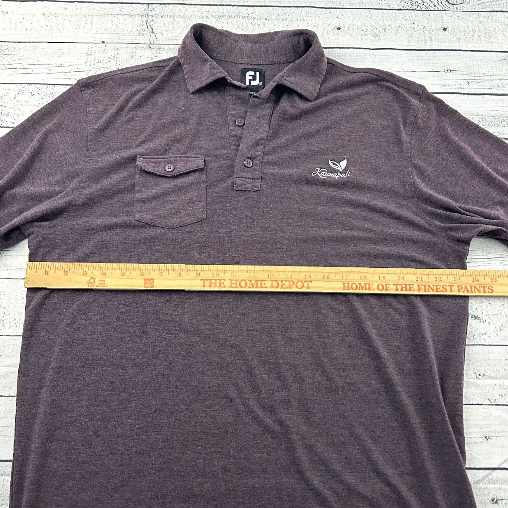 Footjoy FootJoy FJ Kaanapali Short Sleeve Golf Polo Shirt Men's Large Maroon Size US L / EU 52-54 / 3 - 5 Thumbnail