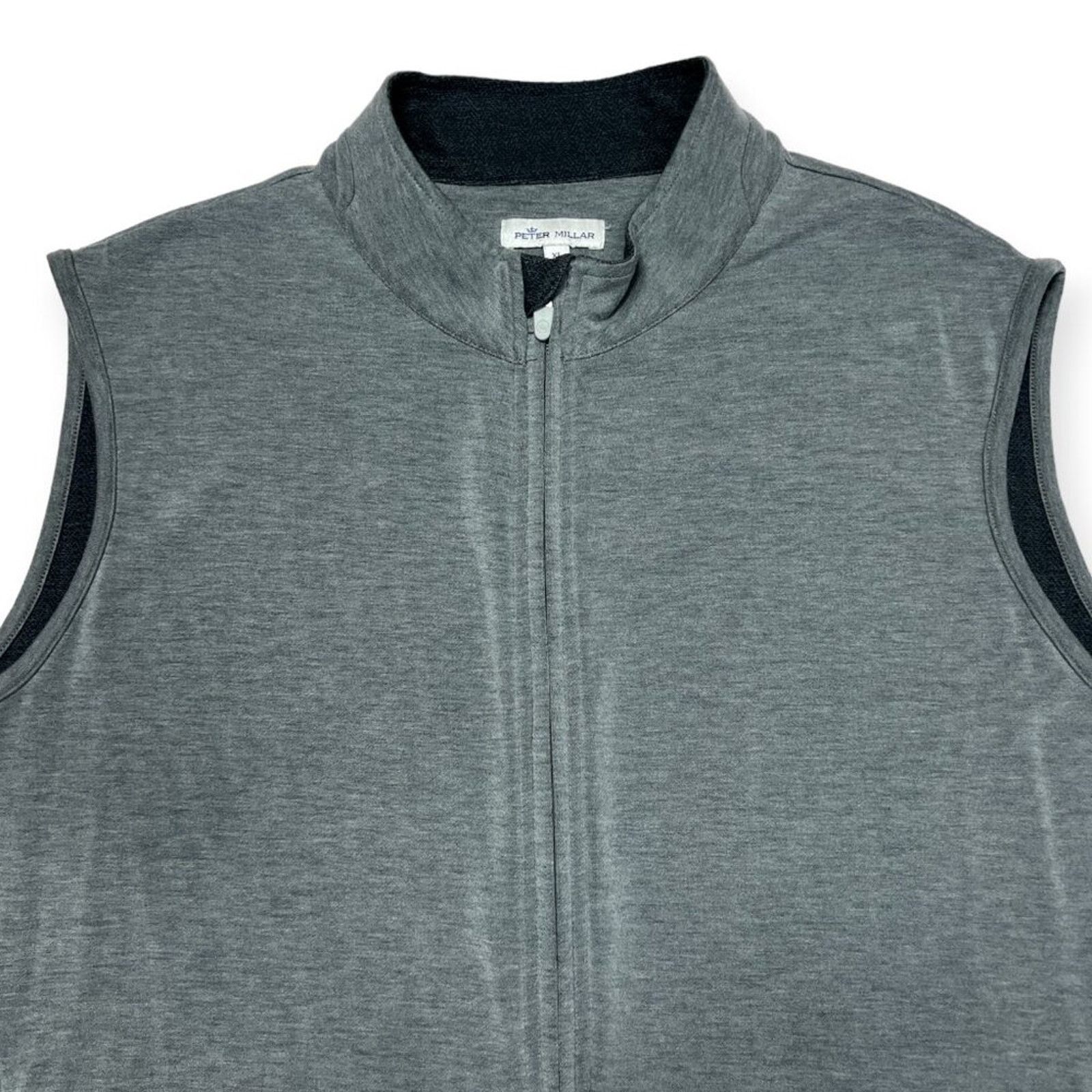 Peter Millar Peter Millar Golf Vest Gray XL Full Zip Fleece Size US XL / EU 56 / 4 - 7 Thumbnail