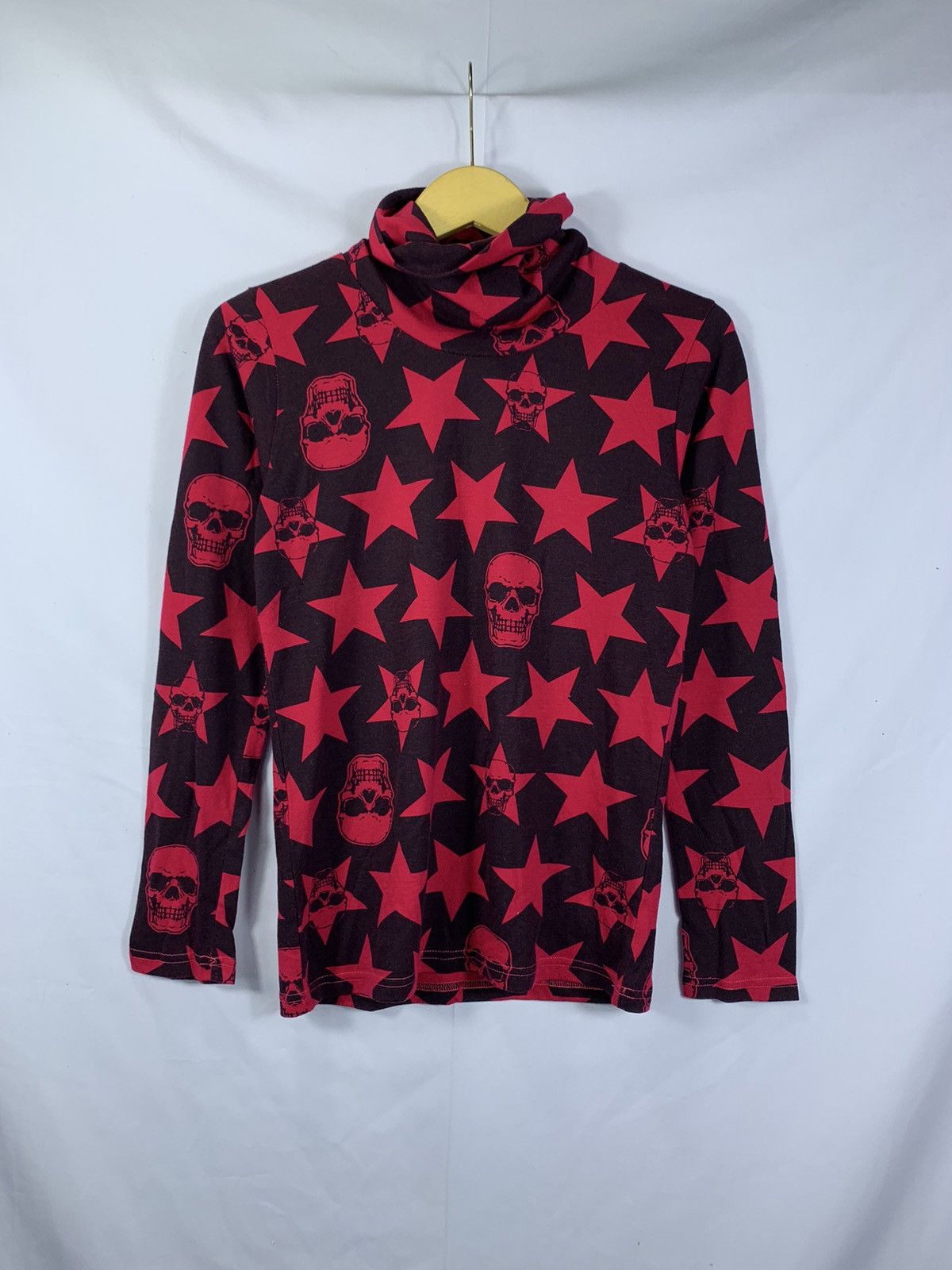 JAPANESE PUNK ROCK SKULL STAR LONG SLEVEE