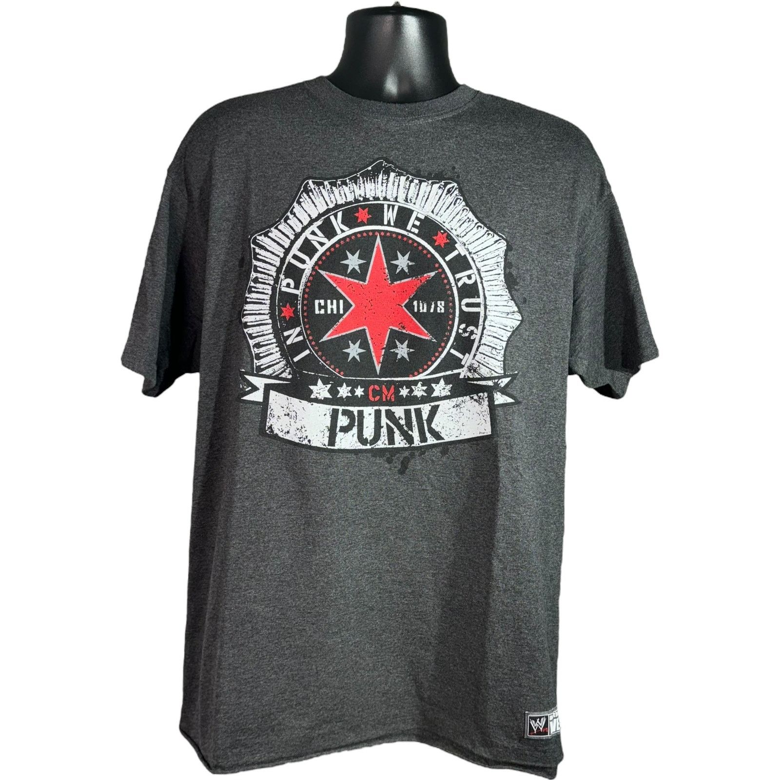 WWE WWE In Punk We Trust CM Punk Tee Size US XL / EU 56 / 4 - 1 Thumbnail