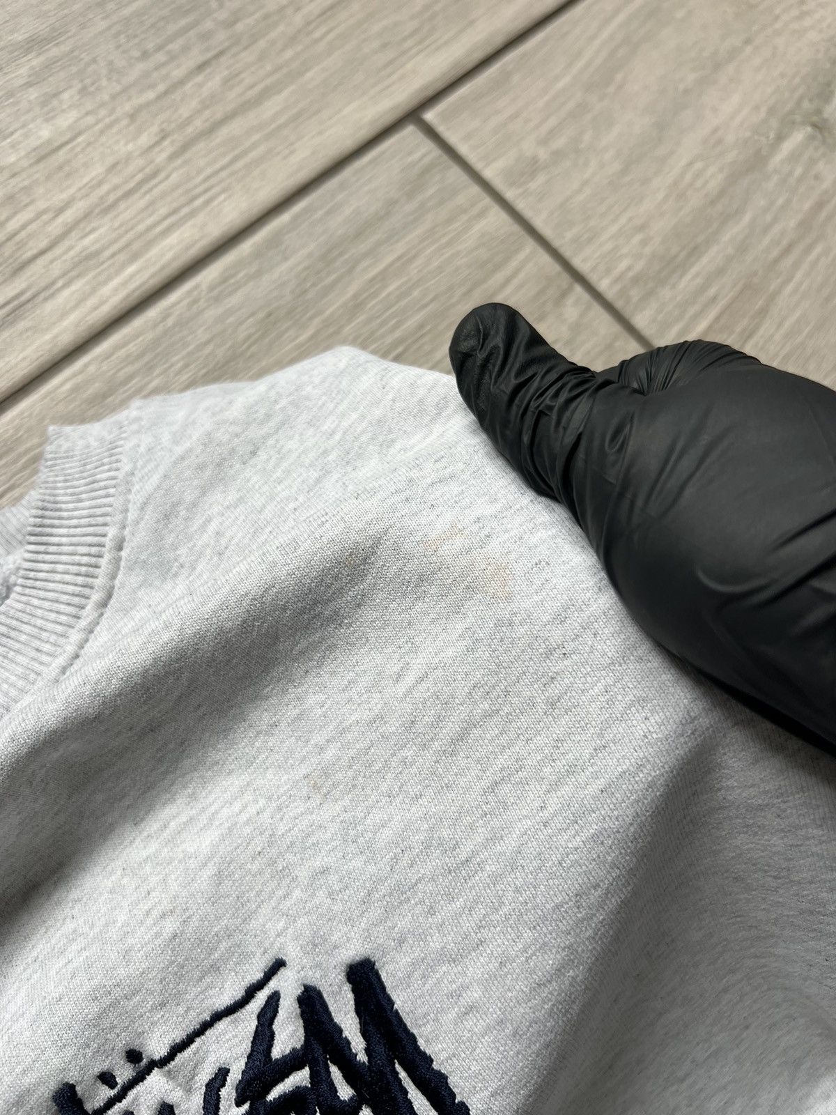 Stussy Stussy Big Logo Gray Sweatshirt S Size Size US S / EU 44-46 / 1 - 9 Thumbnail