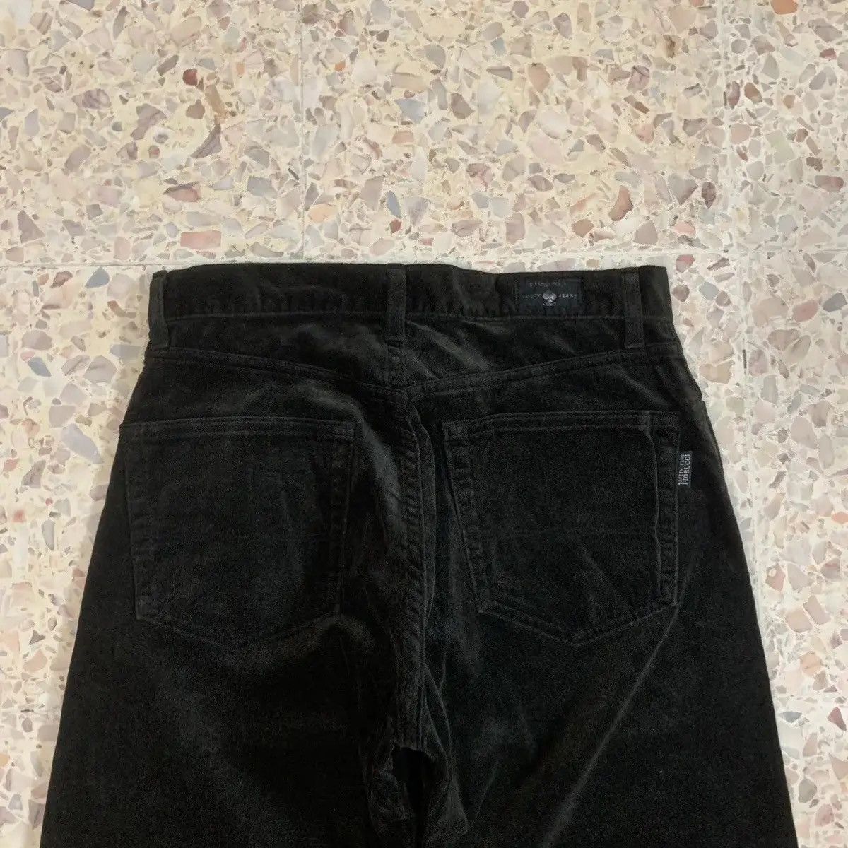 Fiorucci Vintage Fiorucci Black Lot 6213 Cotton Velvet Trousers Pants Size US 26 / EU 42 - 8 Thumbnail