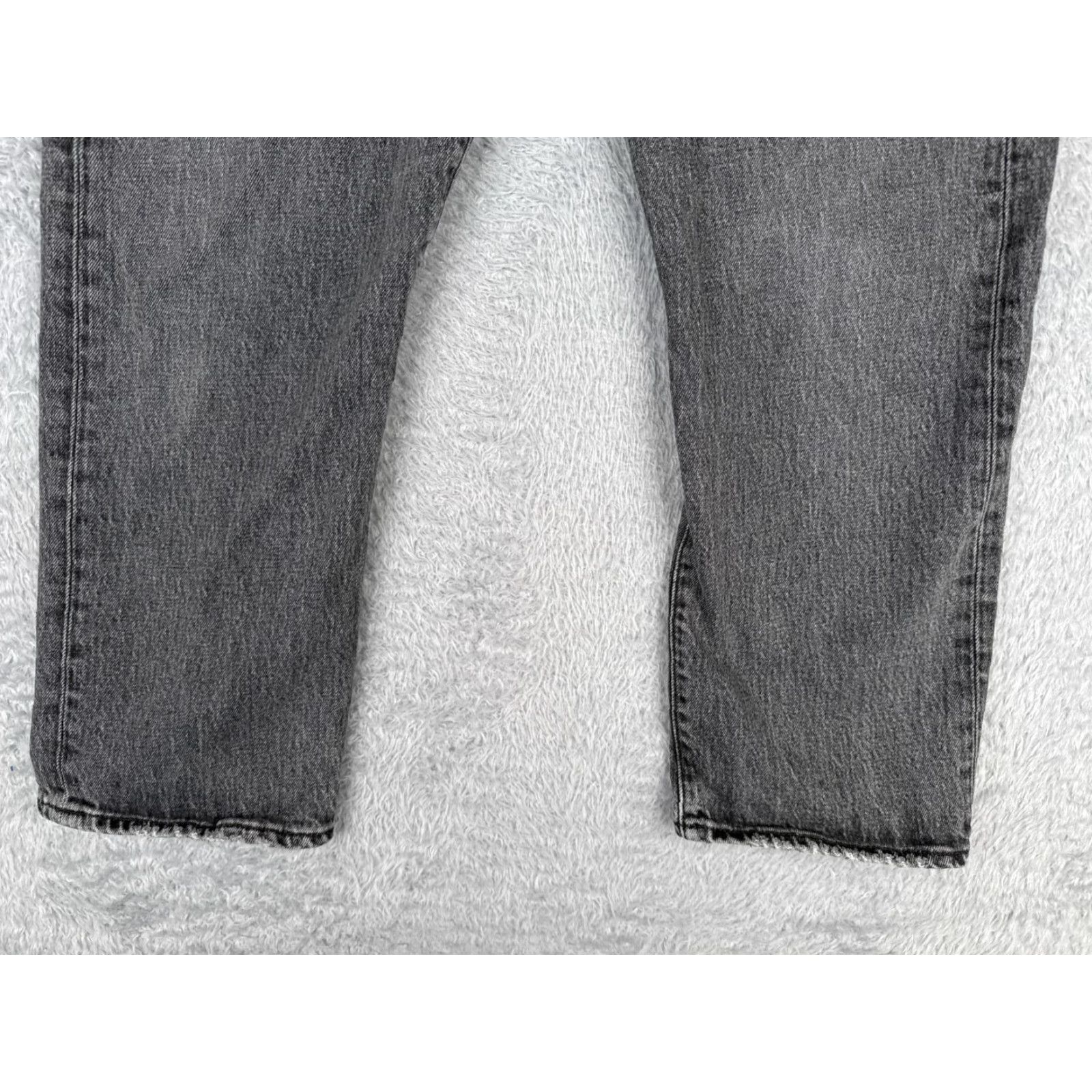 Levi's Levi's Premium Jeans Womens 32 Black Denim Big E Wedgie Straight Button 32x25 Size 24" / US 00 / IT 34 - 2 Thumbnail