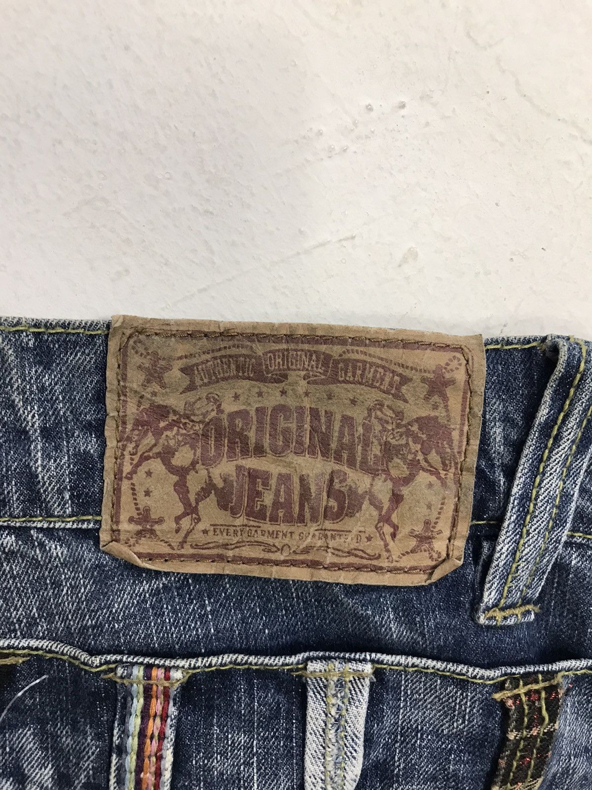 Japanese Brand × Vintage Vintage Japanese Brand Double Waist Denim Shorts Design Size US 36 / EU 52 - 13 Thumbnail