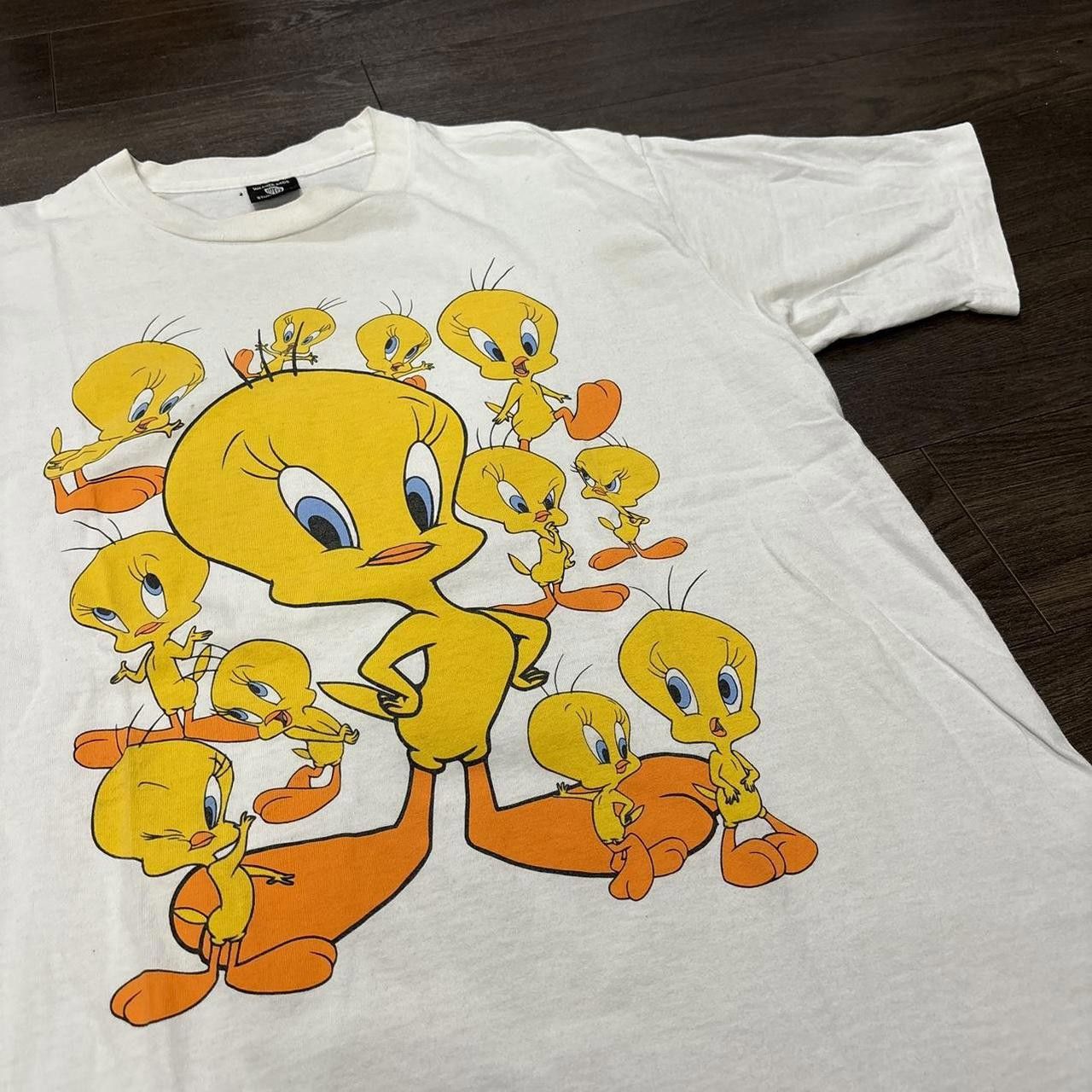 Designer vintage tweety bird t shirt 1995 L Looney Tunes Size US L / EU 52-54 / 3 - 1 Thumbnail