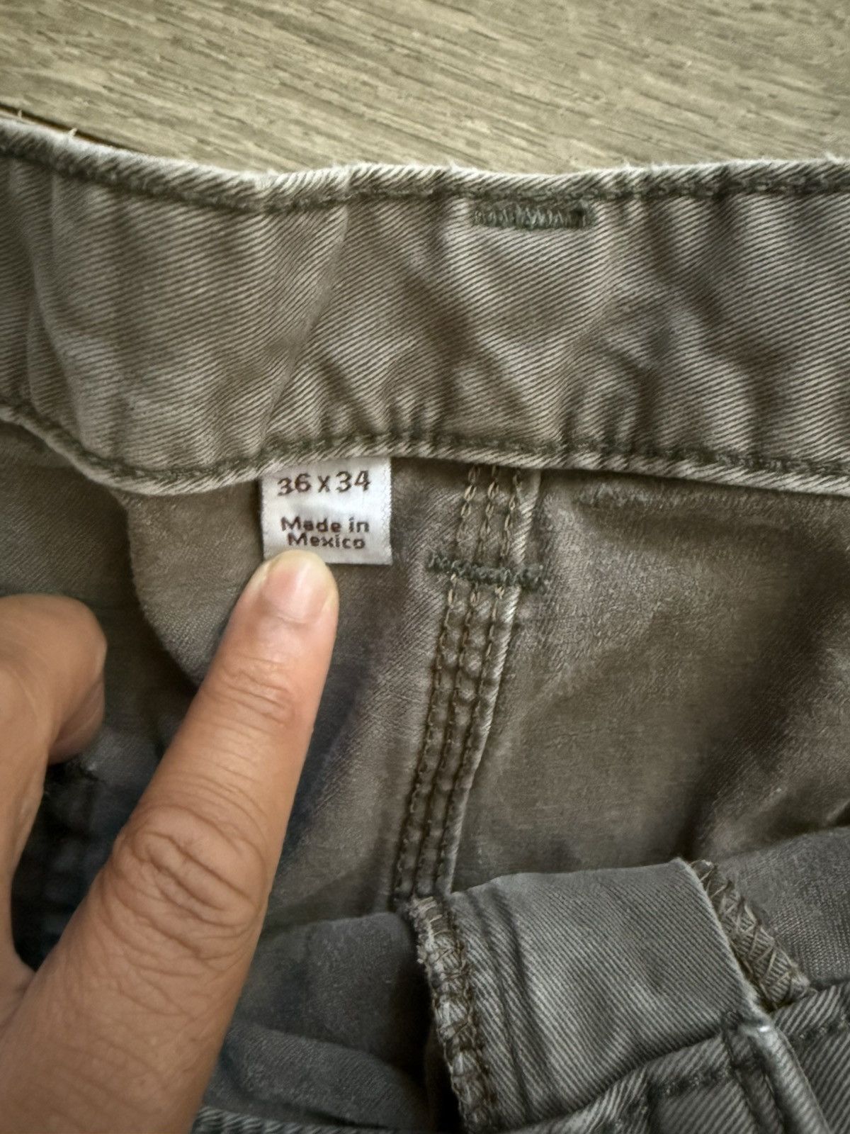 Carhartt × Vintage Khaki Carhartt Work Pants Size US 36 / EU 52 - 5 Thumbnail