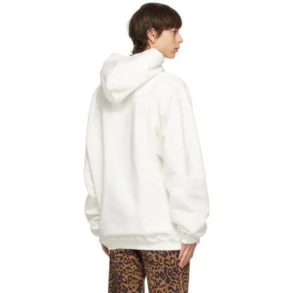 Vetements o1y0924 Hoodie in White Size US L / EU 52-54 / 3 - 3 Thumbnail