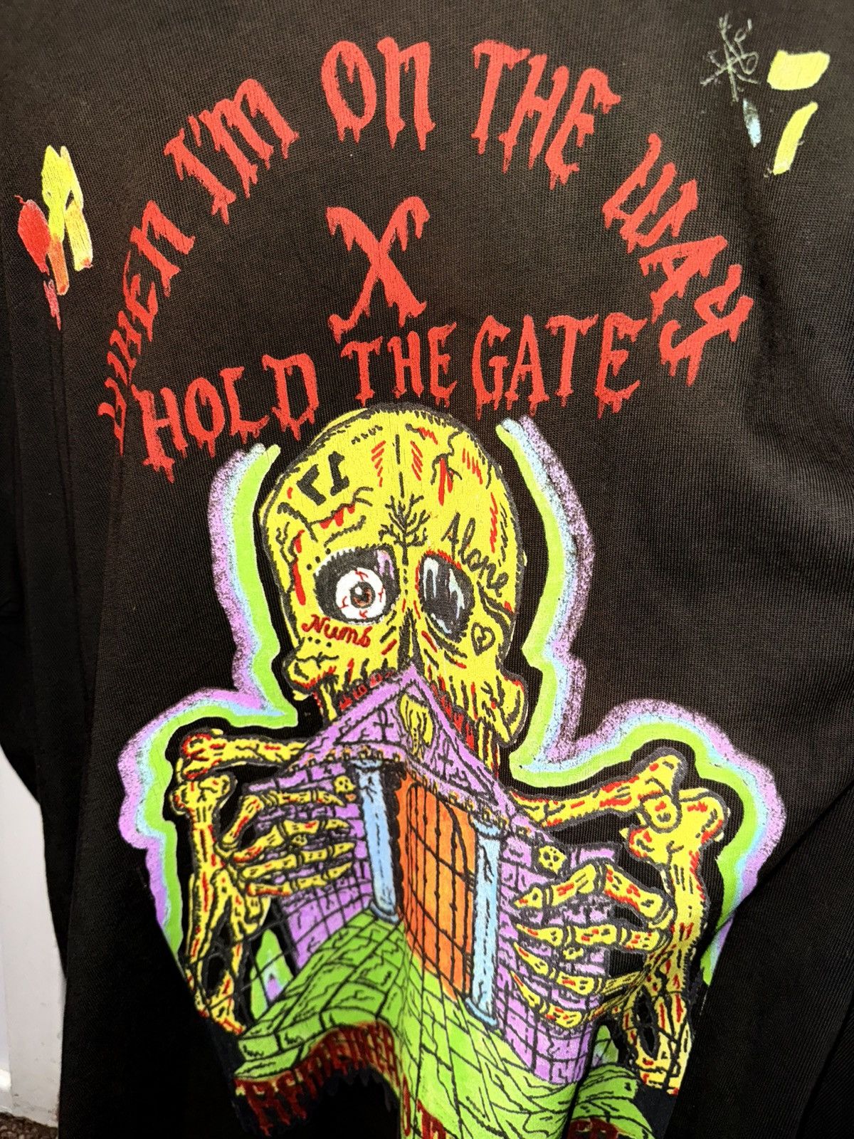 Yeezy Kanye x XXXTentacion "Hold The Gate" Yeezy Season 6 T-Shirt Size US XL / EU 56 / 4 - 4 Thumbnail