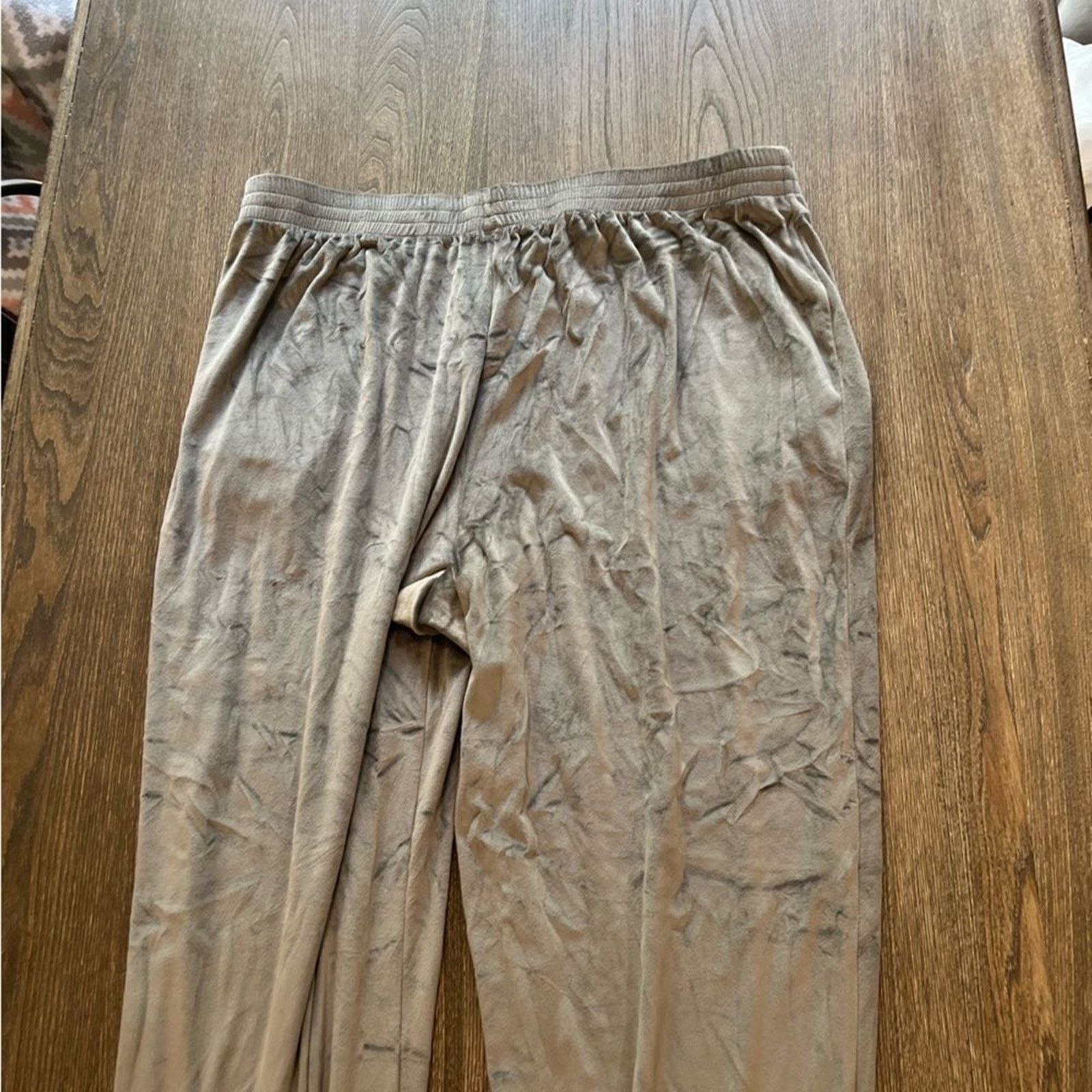 SKIMS NWT Skims Velour Track Pants Gunmetal Size 4X Size 42" / US 20 - 10 Thumbnail