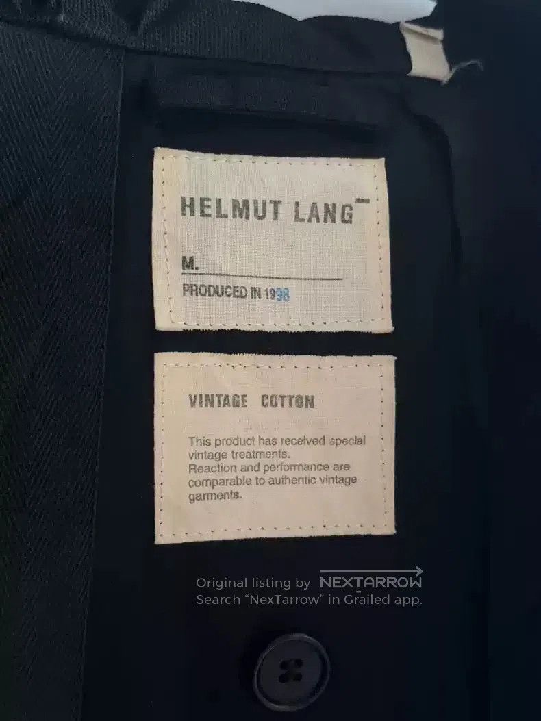 Helmut Lang Helmut Lang archive vintage collection. Size US M / EU 48-50 / 2 - 6 Thumbnail