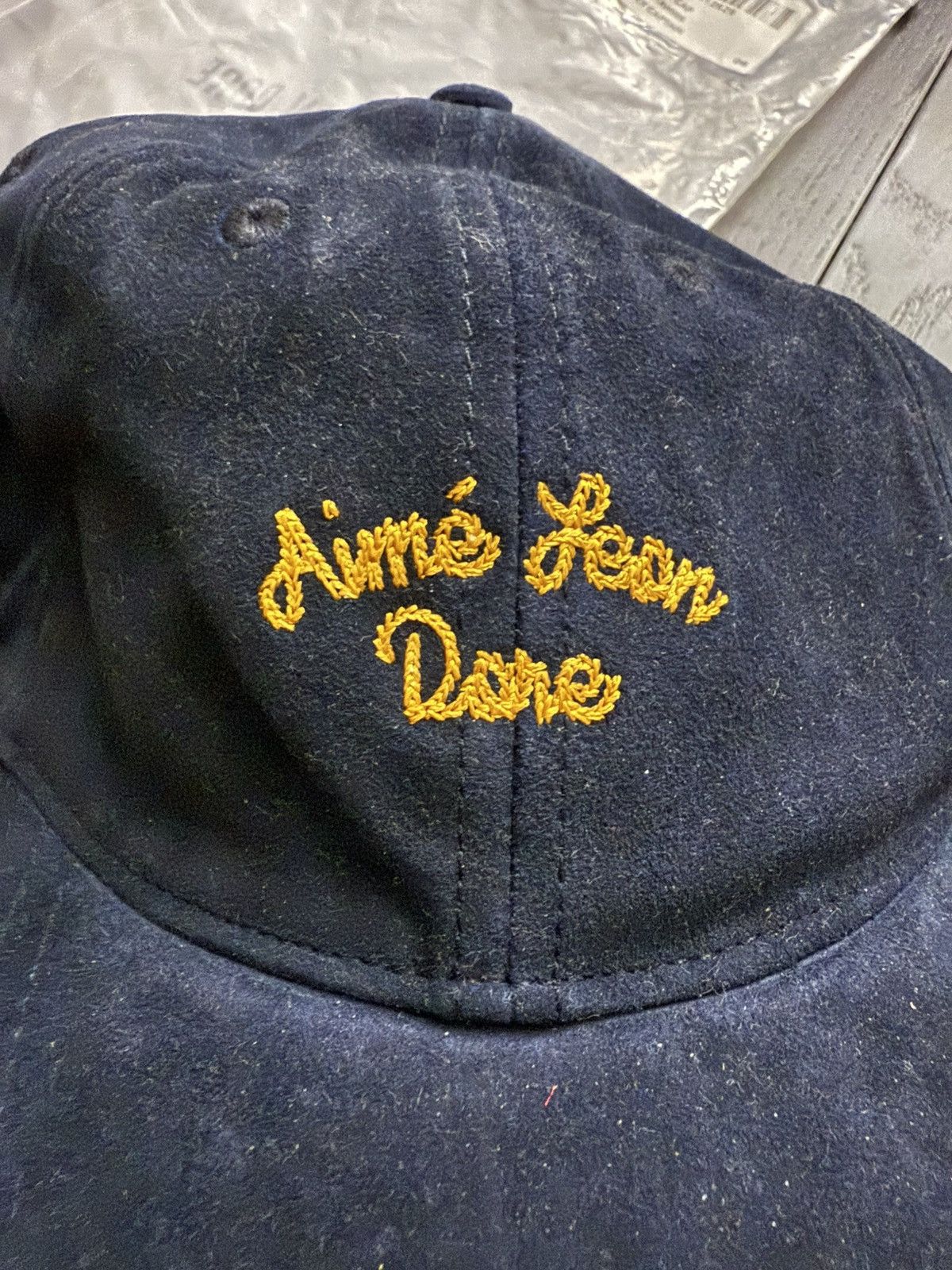Aime Leon Dore FW21 ALD Chain Stitch Suede Hat Cap Size ONE SIZE - 2 Thumbnail
