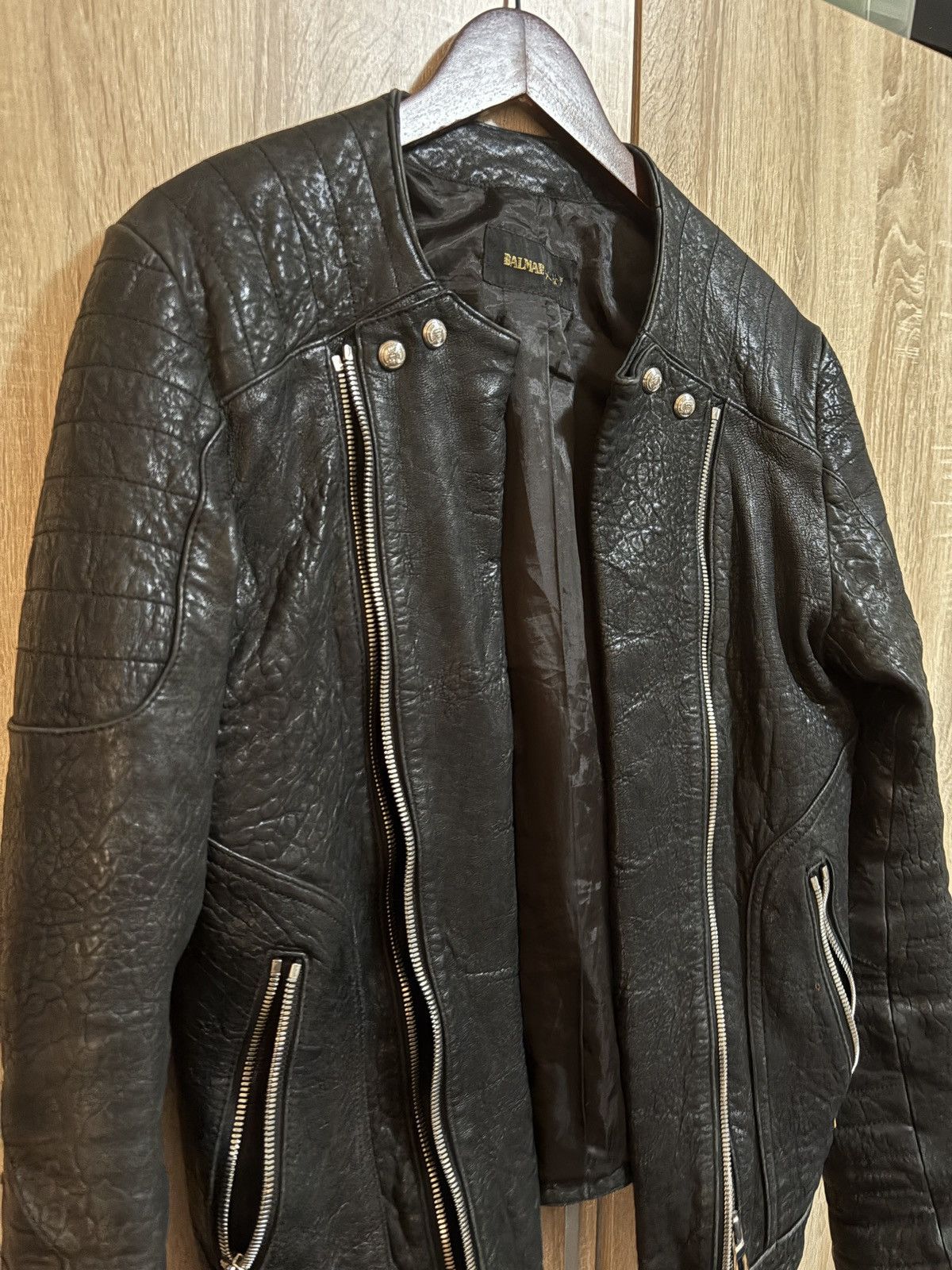 Balmain × H&M Balmain X H&M leather jacket Size US M / EU 48-50 / 2 - 3 Thumbnail