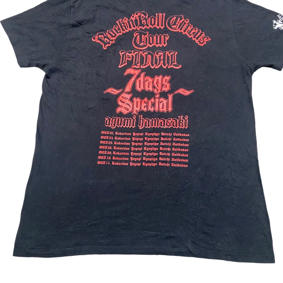 Japanese Brand Ayumi Hamasaki Rock n roll Circus Tour Merch Size US M / EU 48-50 / 2 - 10 Thumbnail