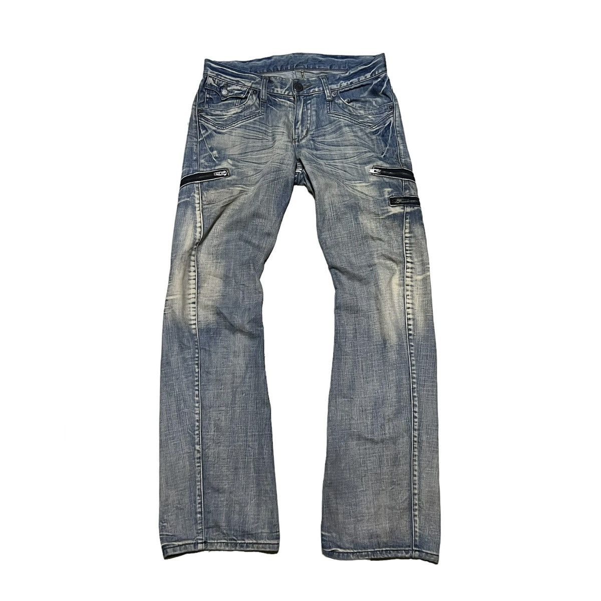 Rattle Trap Japanese Brand Distressed Style Denim Jeans