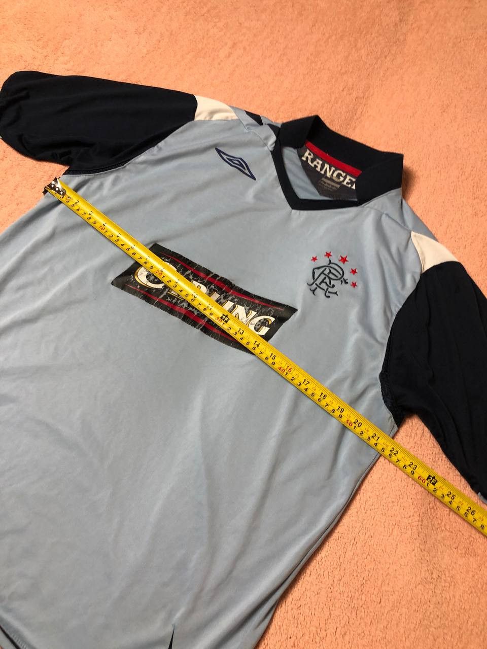 Umbro × Vintage Umbro Adults Rangers Football Shirts (Scottish Clubs) Size US XL / EU 56 / 4 - 9 Thumbnail