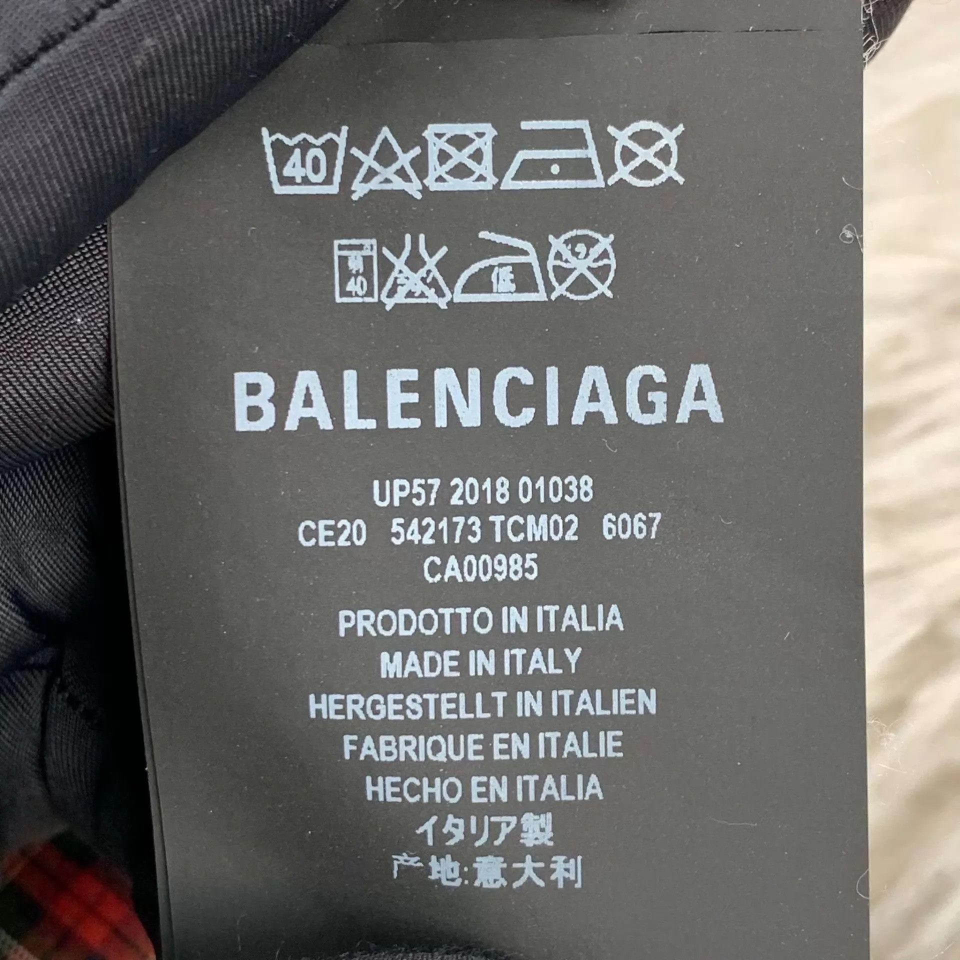Balenciaga Balenciaga Check Shirt B Logo Red & Green 41 Size US L / EU 52-54 / 3 - 6 Thumbnail