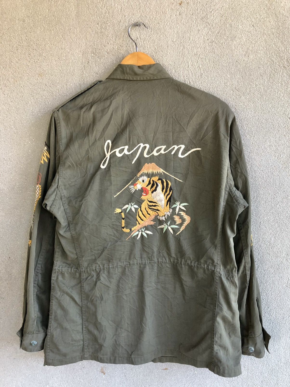 Japanese Brand Vintage Sukajan embroidered jacket Size US M / EU 48-50 / 2 - 2 Thumbnail