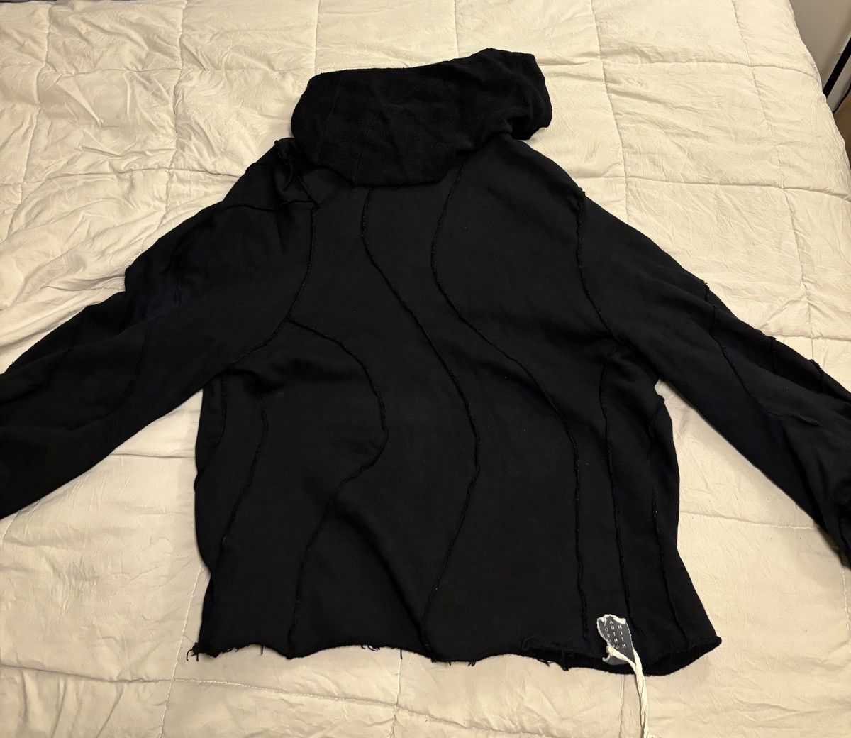 Jordan Arthur Smith Collection 2 Black Dip Dyed Reversible Human Sweater Size US L / EU 52-54 / 3 - 7 Thumbnail