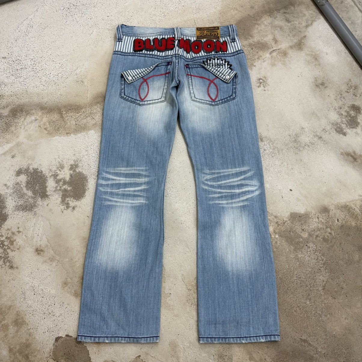 Japanese Brand Blue Moon Bluee Hickory Waist Printed Surfing Clone Devgru Size US 30 / EU 46 - 2 Thumbnail