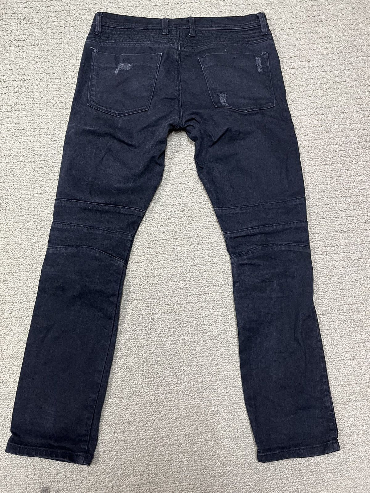 Stampd Stampd x Gap x GQ Distressed Moto Denim Jeans 32 x 30 Size US 32 / EU 48 - 5 Thumbnail