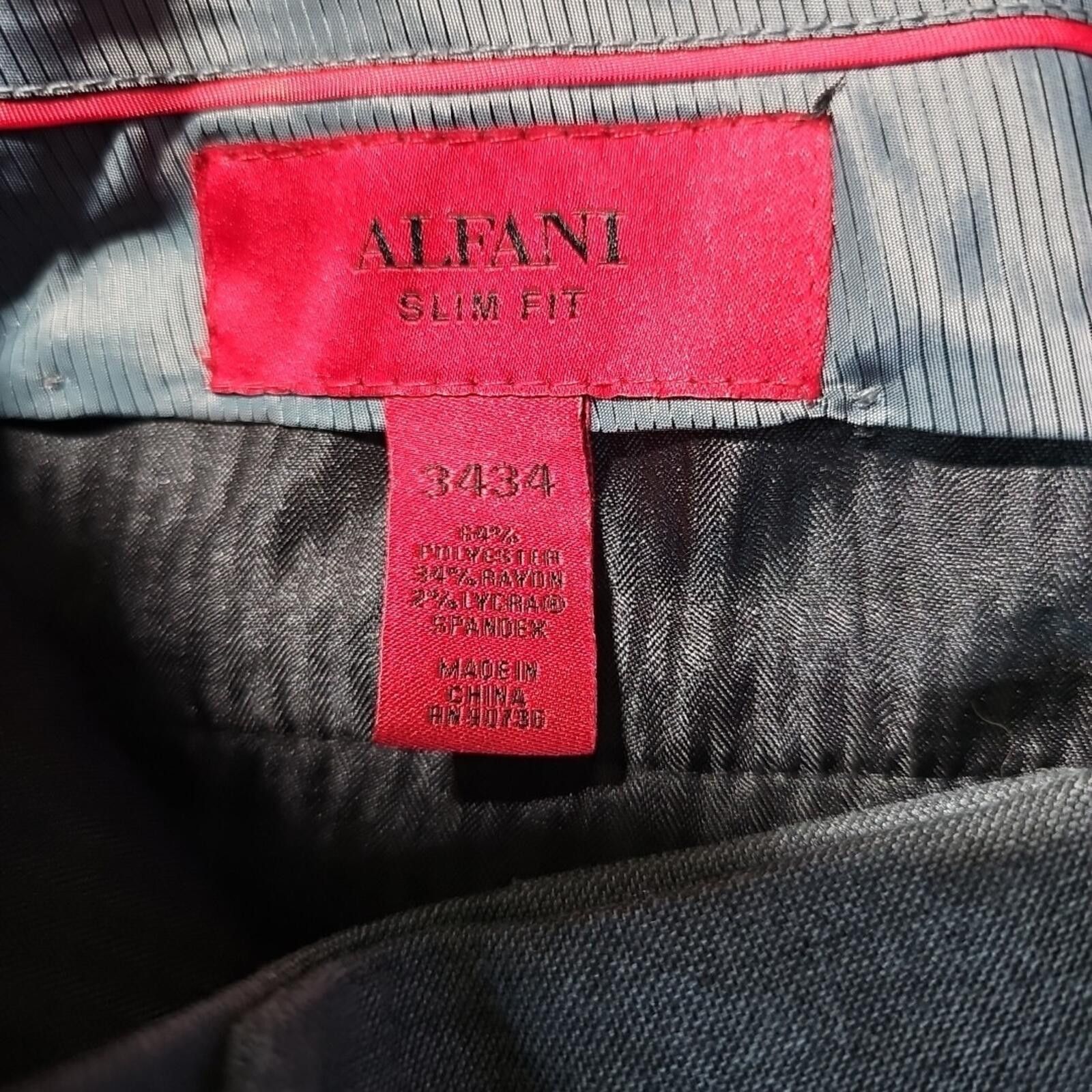 Alfani Alfani Slim Fit 34x34 Dress Pants Size US 34 / EU 50 - 3 Thumbnail