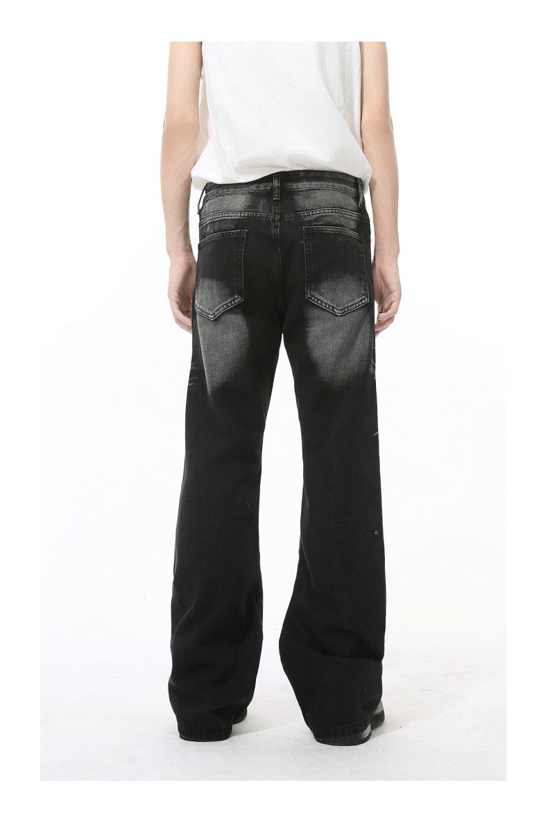 Japanese Brand × Jean Vintage Washed Heavy Loose Bootcut Jeans Size US 32 / EU 48 - 5 Thumbnail