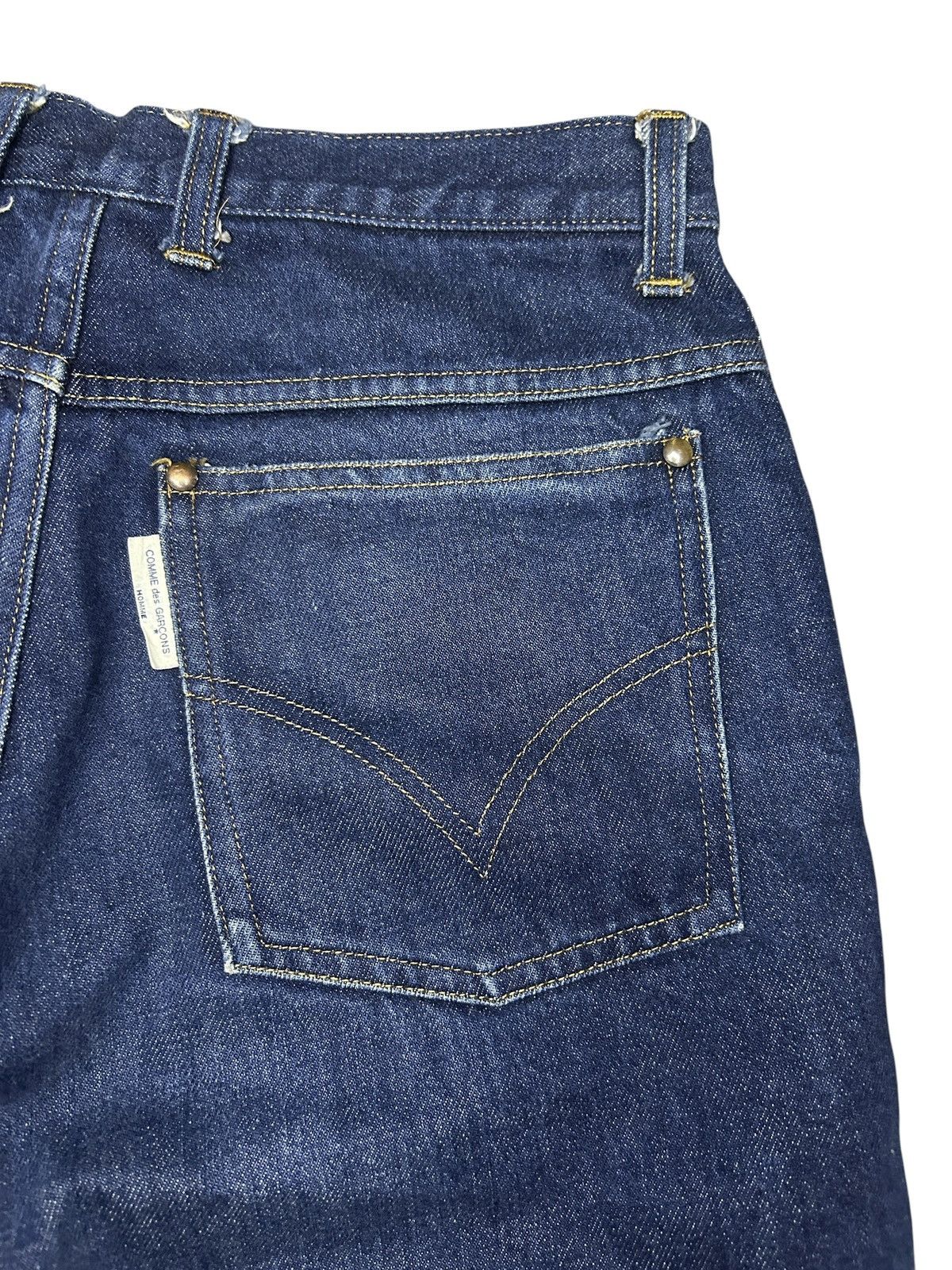 Comme des Garcons Homme 80s High Waisted Jeans Size US 28 / EU 44 - 13 Thumbnail
