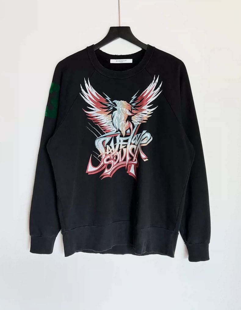 Givenchy Givenchy Distressed Destructed Hoodie Size US M / EU 48-50 / 2 - 1 Thumbnail