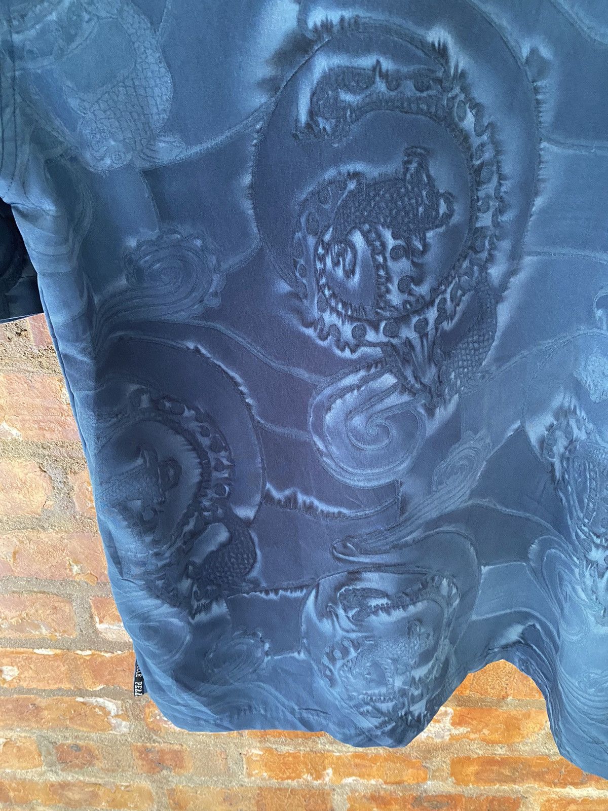 JNCO × Marc Buchanan × Pelle Pelle 1990s Pelle Pelle Koi fish dragons abstract Size US XL / EU 56 / 4 - 13 Thumbnail