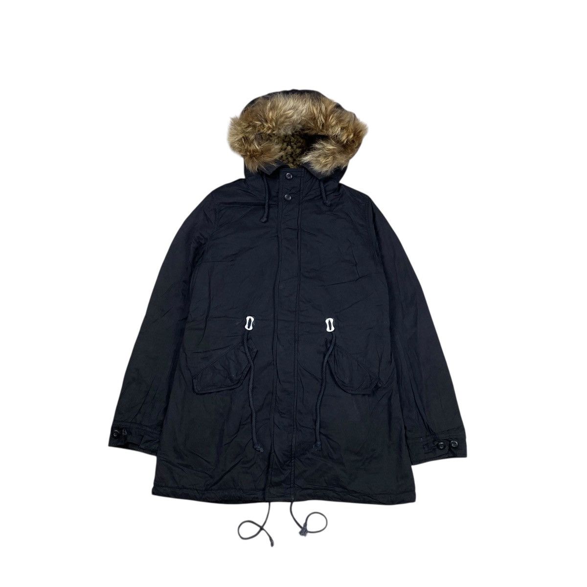 Japanese Brand × Le Grande Bleu (L.G.B.) × MOUSSY Moussy Fur Leopard Inner Parka Jacket Size US M / EU 48-50 / 2 - 1 Thumbnail